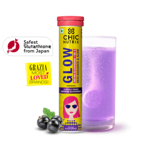 Glow - Glutathione Tablets for Skin Glow & Brightening - Blackcurrant - Image 6