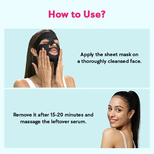 Korean Black Charcoal Face Sheet Mask - Image 5