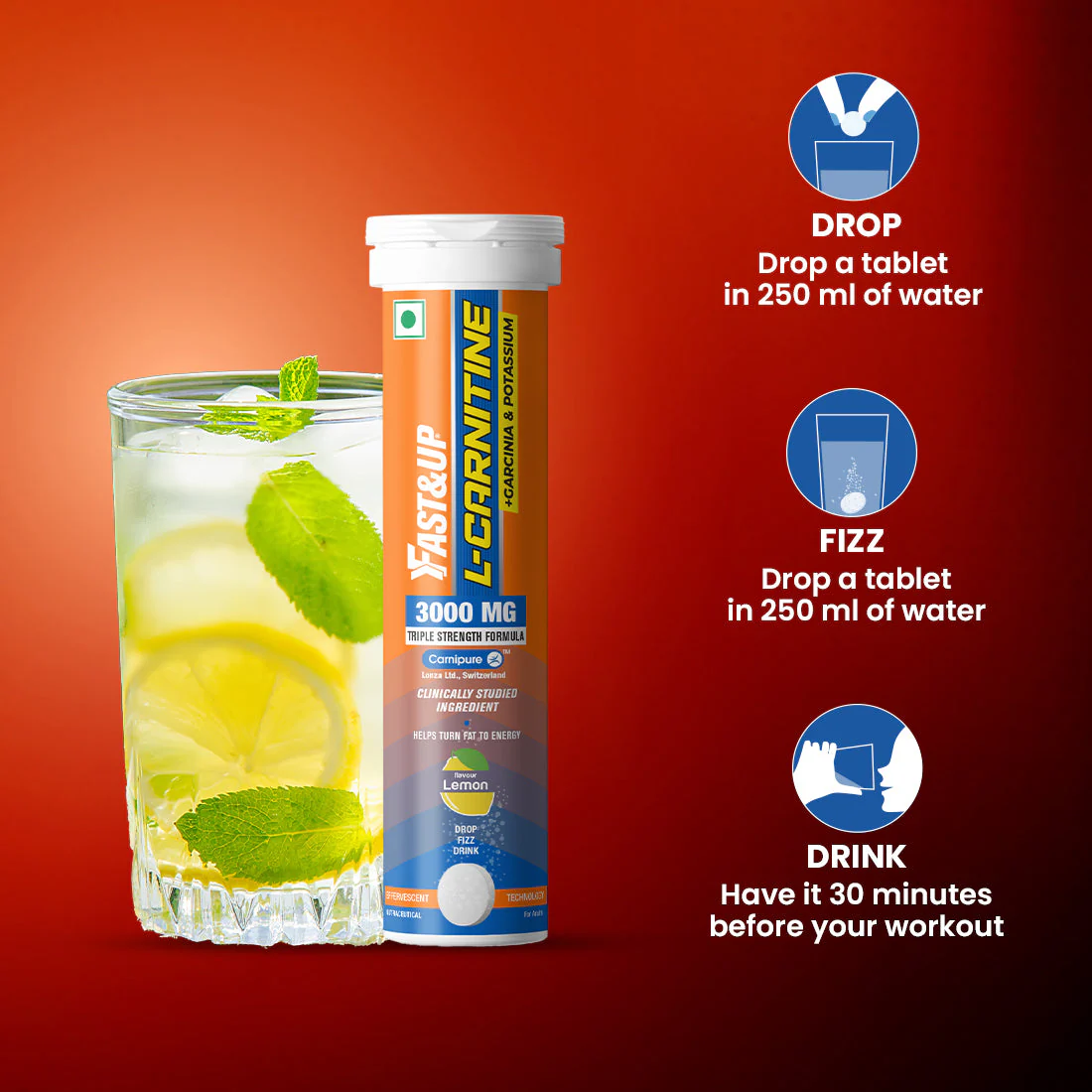 L-Carnitine 3000mg for Weight Loss - Lemon - Image 6