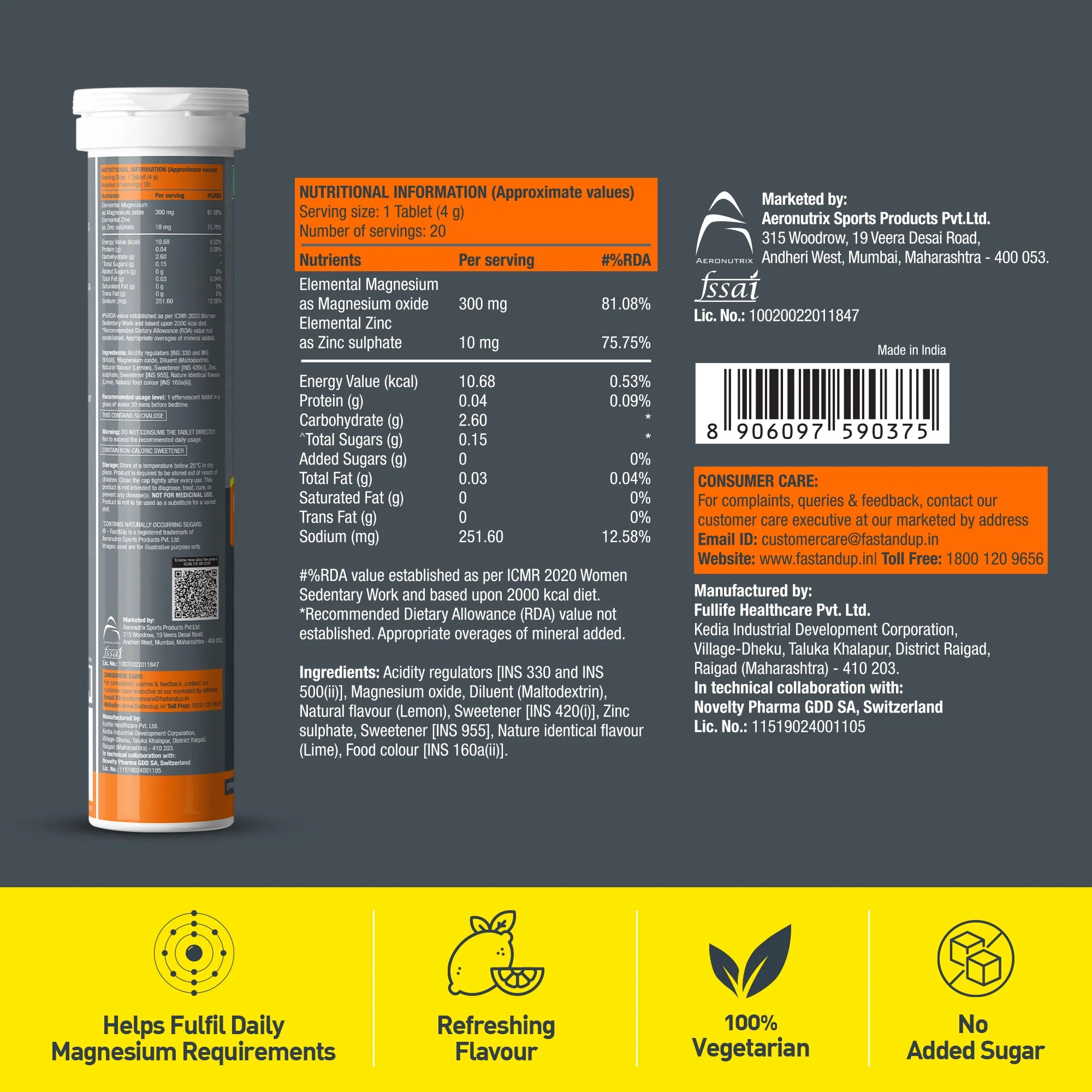 Daily Magnesium for Sleep, Stress & Muscle Recovery - Lime & Lemon - Image 4